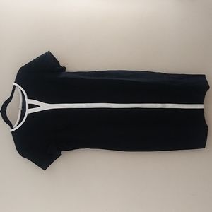 Talbots Black Dress Short Sleeves sz 6P